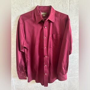Maroon Ariat button up